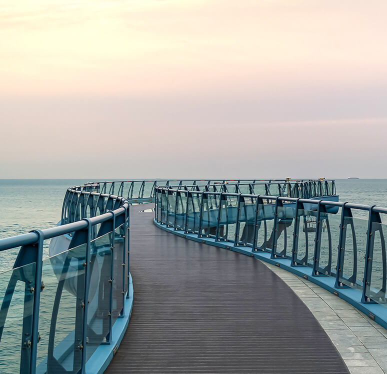 青沙浦天空步道 & 紅白燈塔